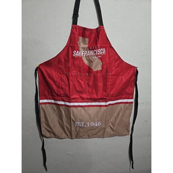 San Francisco 49ers Grilling Apron Men/Women One Size Fits Most - Picture 1 of 10